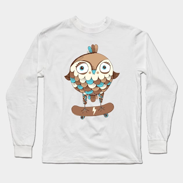 Skate or Fly Long Sleeve T-Shirt by wotto